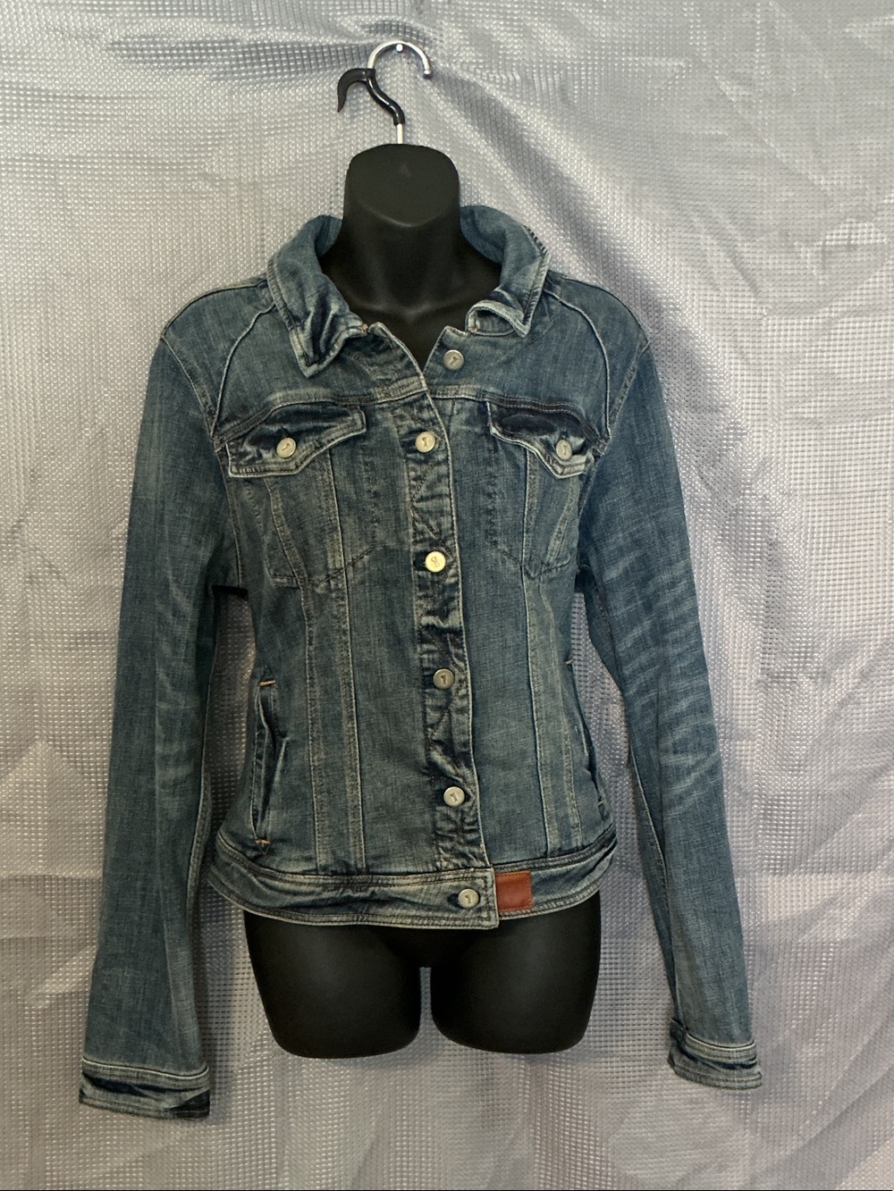 Pilcro and the Letterpress Faded Blue Denim Jacket
